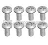 JJRC Q46 screws Parts-Cross recessed pan head screws(8PCS)-M3X7 PM