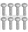JJRC Q46 screws Parts-Cross recessed pan head screws(8PCS)-M2X8 PM