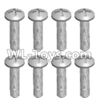 JJRC Q46 screws Parts-Cross recessed pan head screws(8PCS)-M2X12 PM