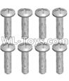 JJRC Q46 screws Parts-Cross recessed pan head screws(8PCS)-M2X20 PM