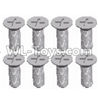 JJRC Q46 screws Parts-Cross recessed Flat head screws(8PCS)-M3X8 KM