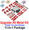 Wltoys 144001 Upgrade ALL Metal Kit. All 11-In-1 Package.5 Color you can choose.