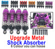 Wltoys 144001 Parts Upgrade Metal Shock Absorber.144001.1316.Total 4pcs.5 colors you an choose.