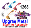 Wltoys 144001 Upgrae Metal Steering Assembly.144001.1268.Total 5 color you choose.
