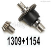 Wltoys 144001 Upgrade Parts All Metal Front Differential unit and Metal 12T Driving gear.