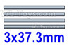 Wltoys 144001 Swing arm optical axis. 144001.1278. 3*37.3.