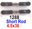 Wltoys 144001 Short rod assembly(2pcs)-4.5x36-144001.1288