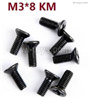 Wltoys 144001 Screws-Cross Flat head tooth screws-M3X8kM-8pcs-12428.0117