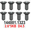 Wltoys 144001 Screws-Cross Flat head Self-tapping screws-2.6x5KB D4.5-8pcs-144001.1323