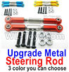 Wltoys 144001 Upgrade Metal Steering Rod for the Servo-2pcs