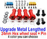Wltoys 144001 Upgrade Metal Lengthed 24mm Hex wheel seat with pin-4 set