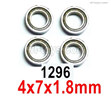 Wltoys 144001 Ball bearing 4X7X1.8mm-4pcs-144001.1296