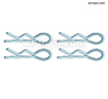 Wltoys 144002 Clips,R-Clips,RC Car body Clips.RC Body clips.Total 4pcs.18428.0441.