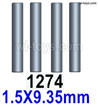 Wltoys 144002 Cardan shaft.144001.1274,Total 4pcs.The size is 1.5x9.35mm.
