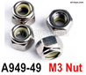 Wltoys 144002 A949-49 M3 Anti loose nut.Total 4pcs.