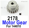Wltoys 144010 Copper motor Gear.124016.2178.Total 1pcs.0.7 Modulus with 27 Teeth.
