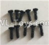 Wltoys 18401 Round Head machine screws(M2x6)-10pcs-0553
