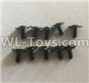 Wltoys 18401 Round Head self tapping screws with tape(2.5x6x8PWB)-10pcs-L959-62