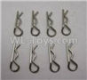 Wltoys 184012 Parts-03-02 A949-54 R-shape pin(8pcs),Wltoys 184012 Rc Racing Car Truck Spare Parts,High speed Wltoys 184012 1:18 Scale 4wd,2.4G Spare Parts Accessories,F1 184012 On Road Drift Racing Truck Car Parts