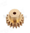Wltoys 184012 Parts-19-01 Copper motor Gear(1pcs)-0.7 Modulus-17 Teeth,Wltoys 184012 Rc Racing Car Truck Spare Parts,High speed Wltoys 184012 1:18 Scale 4wd,2.4G Spare Parts Accessories,F1 184012 On Road Drift Racing Truck Car Parts