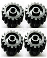 Wltoys 184012 Parts-19-04 Upgrade motor Gear(4pcs)-0.7 Modulus-17 Teeth-Black,Wltoys 184012 Rc Racing Car Truck Spare Parts,High speed Wltoys 184012 1:18 Scale 4wd,2.4G Spare Parts Accessories,F1 184012 On Road Drift Racing Truck Car Parts