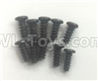 Wltoys 184012 Parts-53-03 A949-38 Round head self tapping screw (10pcs) - 2.6X6mm,Wltoys 184012 Rc Racing Car Truck Spare Parts,High speed Wltoys 184012 1:18 Scale 4wd,2.4G Spare Parts Accessories,F1 184012 On Road Drift Racing Truck Car Parts