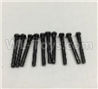 Wltoys 184012 Parts-53-06 A949-42 Round head screws with step(10pcs) -2x14.5mm,Wltoys 184012 Rc Racing Car Truck Spare Parts,High speed Wltoys 184012 1:18 Scale 4wd,2.4G Spare Parts Accessories,F1 184012 On Road Drift Racing Truck Car Parts