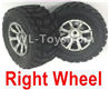 Wltoys 18403 Whole Right wheel unit(Include the Wheel hub,tire lether)-2 set