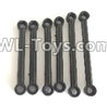 Wltoys 18403 Front and Upper Rod(2pcs) & Steering Rod(2pcs) & Rear and Upper Rod(2pcs)