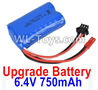 Wltoys 18403 Upgrade Battery,6.4V 750mAh battery(1pcs)-52X32X16mm