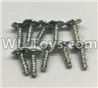 Wltoys 18405 Round Head self tapping screws with tape(M3x10PWA)-10pcs