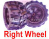 Wltoys 18409 Whole Right wheel unit(Include the Wheel hub,tire lether)-2 set