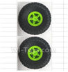 Wltoys 18428-B Wheel unit(2pcs)-Green