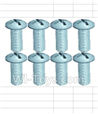 Wltoys 18428-B Round head self-tapping screws(8pcs)-M1.7X4