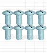Wltoys 18428-B Pan head screws(8pcs)-M2.3X6-(For Wheel)