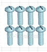 Wltoys 18428-B Pan head Lower half teeth screws(8pcs)-M2.3X8