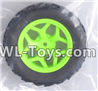 Wltoys 18429 Whole wheel unit(1 set)-Green