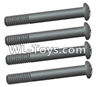 Wltoys 18429 Phillips Round head lower half tooth screws-ST2X16PB(4pcs)