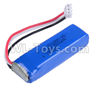 Wltoys 20404 Battery Packs,0658 7.4V 500mah Battery(1pcs)