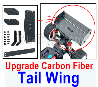 Wltoys 244016 Upgrade Parts Carbon fiber Tail Wing.