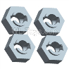 Wltoys 244016 Parts 244016.3329 Hexagonal Wheel Hub Set.