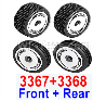 Wltoys 244016 Whole Wheels Tires,It incldues the Front and Rear Tires.4PCS.