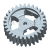 Wltoys 244016 Parts 244016.3341 Differential Main Gear Set.