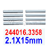 Wltoys 244016 Parts 244016.3358 Smooth Shaft 2.1X15mm Set.