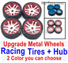 Wltoys 284010 Upgrade Parts Metal Racing Wheels.You have 2 Colors to choose.