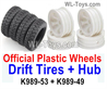 Wltoys 284010 Parts Drift tires and Drift Wheel Hub.
