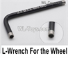 Wltoys 284010 Upgrade Parts L-Shap wrench for the Wheel.Black Color. Wltoys 284010 Upgrade Parts L-Shap wrench for the Wheel.Black Color.