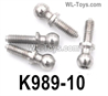 Wltoys 284010 Accessories K989-10 Ball-Head Screws-3.5x10.8.Total 4pcs.