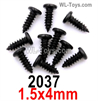 Wltoys 284010 Accessories 2037 Screws-.1.5x4mm.Total 10pcs.