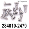 Wltoys 284010 Accessories 284010-2479 Screws.Total 10pcs.1.2x3PB Phillips round head tapping screws.Total 10pcs.